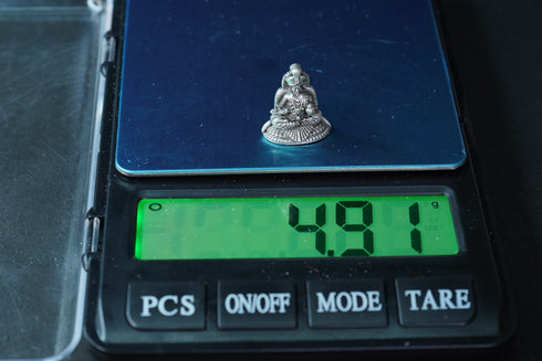 Pure Silver Antique Annapurana Devi Small 4.91G By Mahita Collections